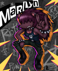 Marlyn the punk hedgehog