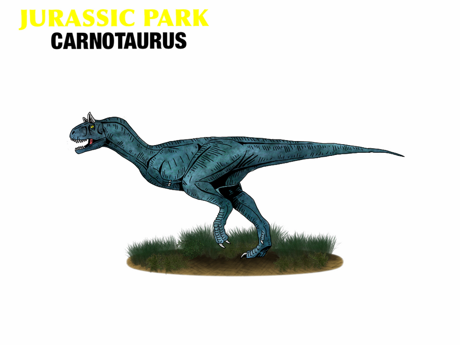 Jurassic Park - Carnotaurus by Mr-Saxon on DeviantArt