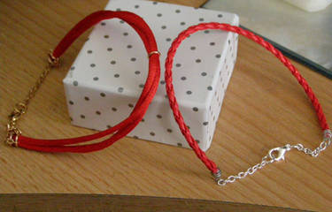 Red bracelets