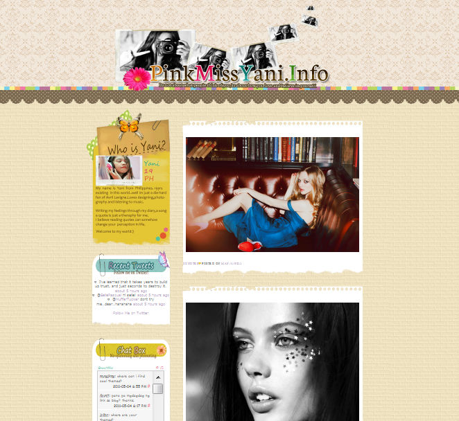 My Tumblr layout