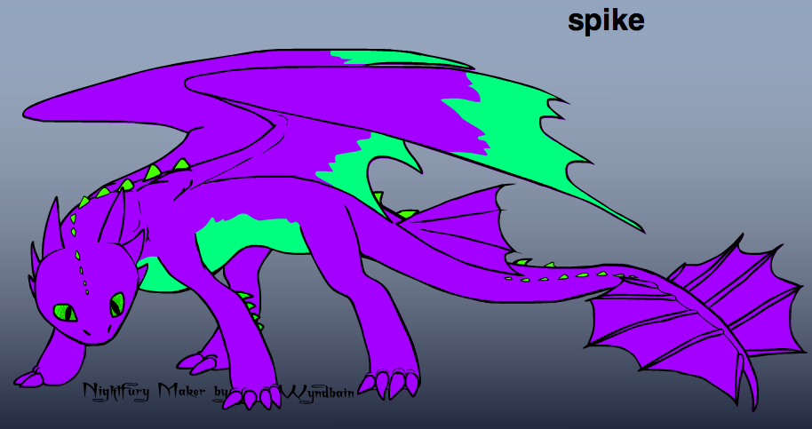 Spike the Night fury