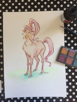 Centaur #2 Watercolor Illustration Video