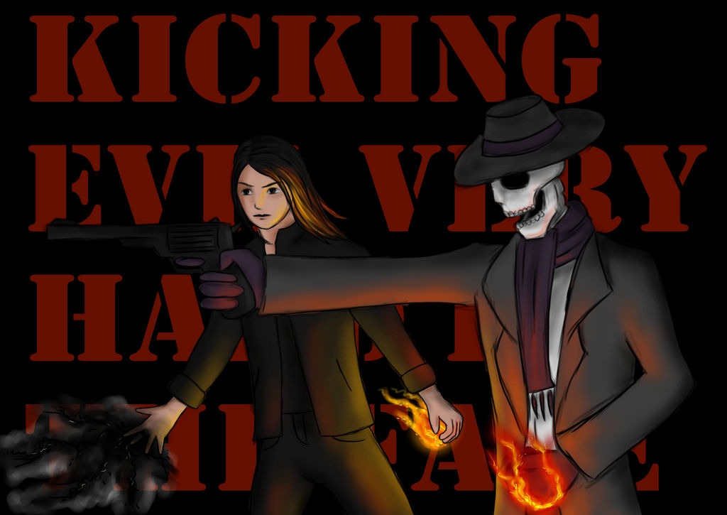Skulduggery and Valkyrie by Rot5 on DeviantArt