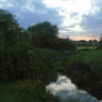 Late Sunset over the River Eden