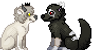 50x50 Couple Pixels Commish for Meezen