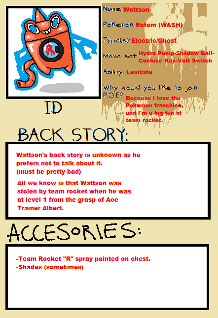 Wattson (rotom) ID