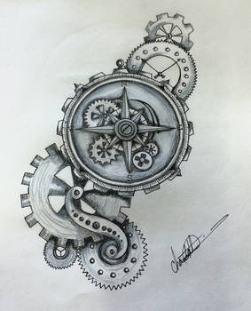 Steampunk Compass 