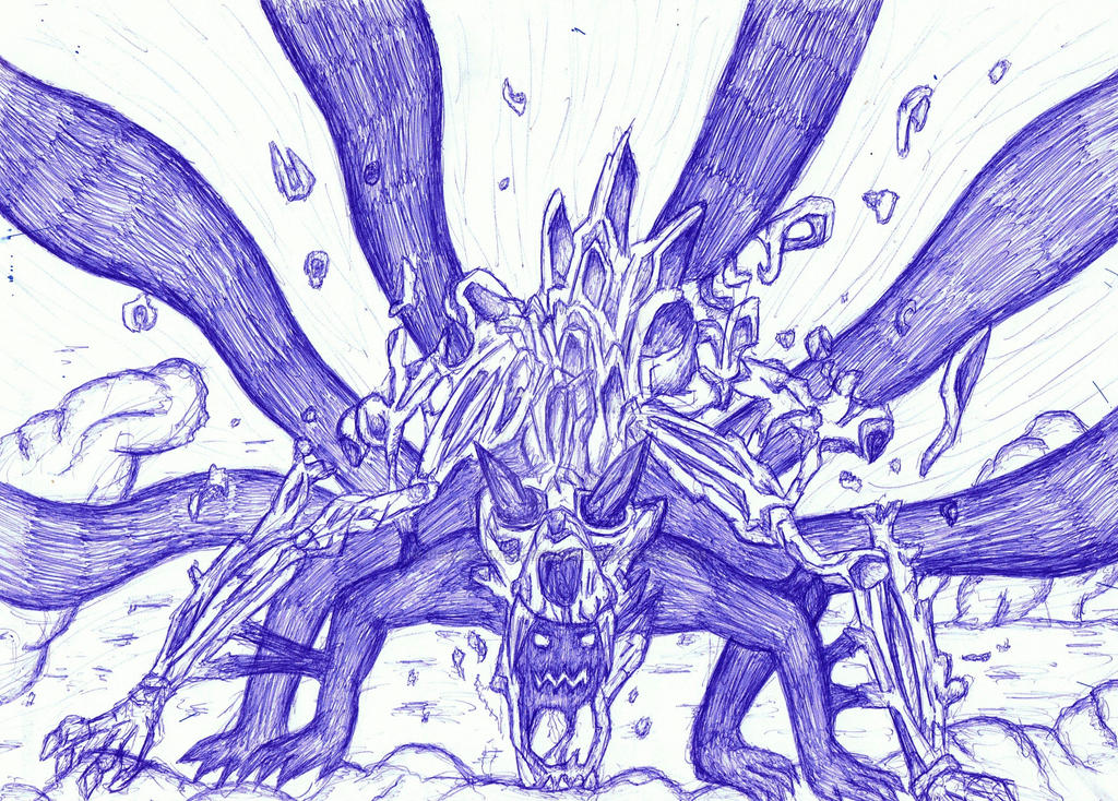 Naruto Kyubi 8 Tails by perceptive drawing on DeviantArt Naruto Kyubi 8 Tails by perceptive drawing on DeviantArt