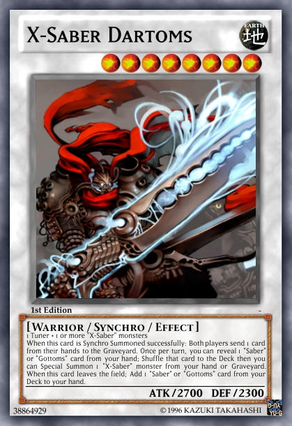 x saber yugioh cards Yu-Gi-Oh! - X-Saber Galahad (5DS3-EN013) - Starter Deck: Duelist Toolbox - 1st Edition Warrior/Effect X-Saber Bruno - Legendary Modern