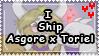 UT: I Ship Toriel x Asgore by Sanstima-Stamps