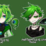 Alter versions of Septiceye sam