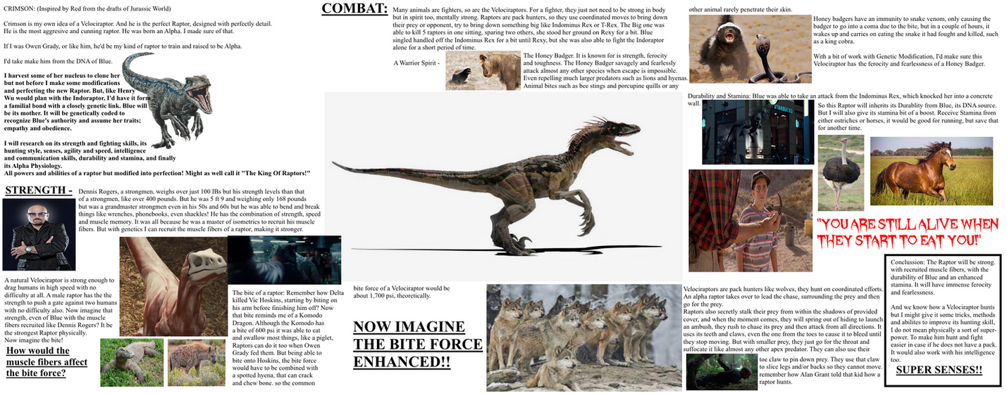 Crimson The Ultimate Raptor Part One by lorddurion on DeviantArt