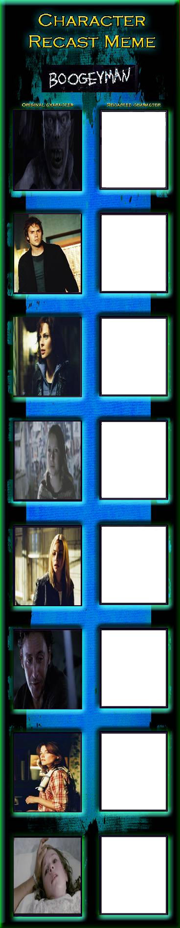 Timesheet Boogey Man Boogeyman 2005 Recast Template by lorddurion on DeviantArt