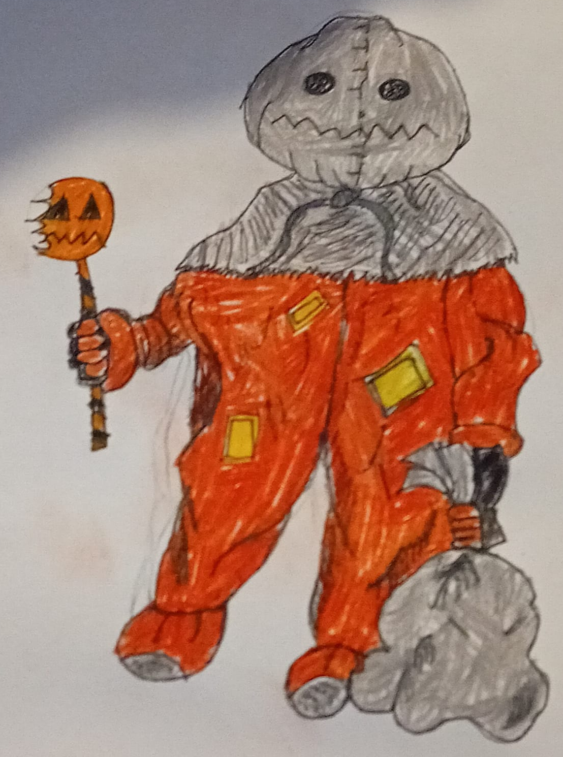 My Drawing of Sam From Trick r Treat by lorddurion on DeviantArt