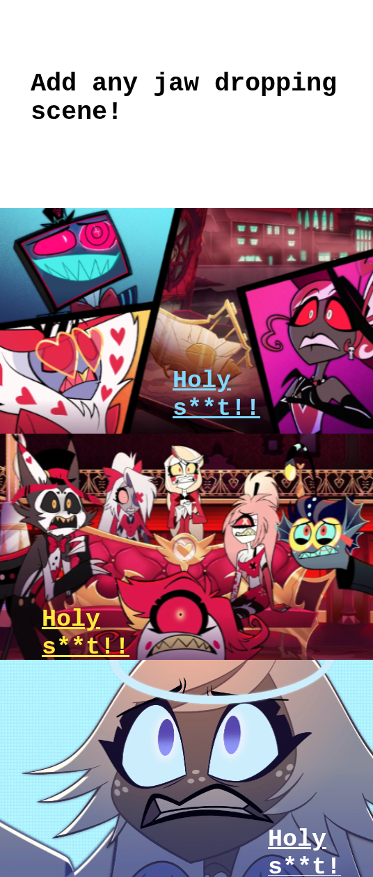 Hazbin Hotel Reaction Template by lorddurion on DeviantArt