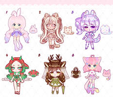 [OPEN 2/6] Fluffy Chuffy Summer Collab Adopts 1