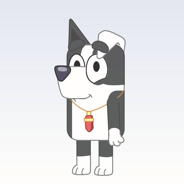 Bluey Winston Raspberry Winston in Bluey by ddeaster on DeviantArt
