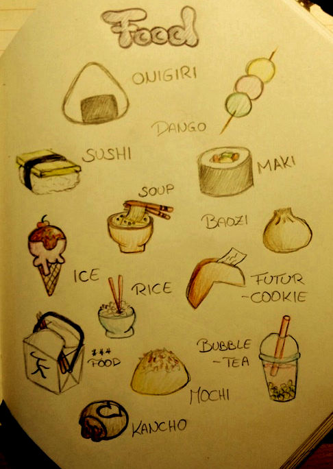 Food ~Japanese-Chibi by Zaela09 on DeviantArt