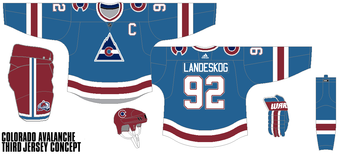 Colorado Avalanche Third Jersey Concept by Gojira5000 on DeviantArt