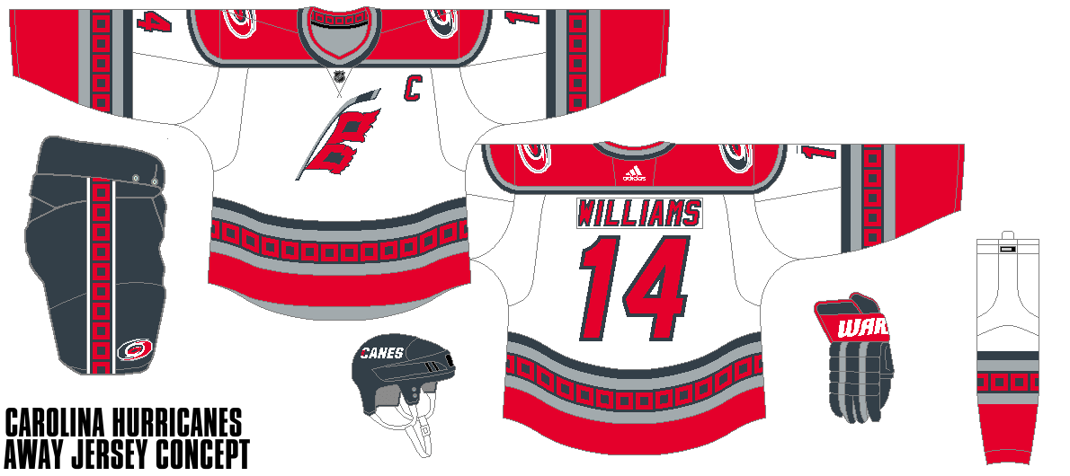 Carolina Hurricanes Away Jersey Concept by Gojira5000 on DeviantArt