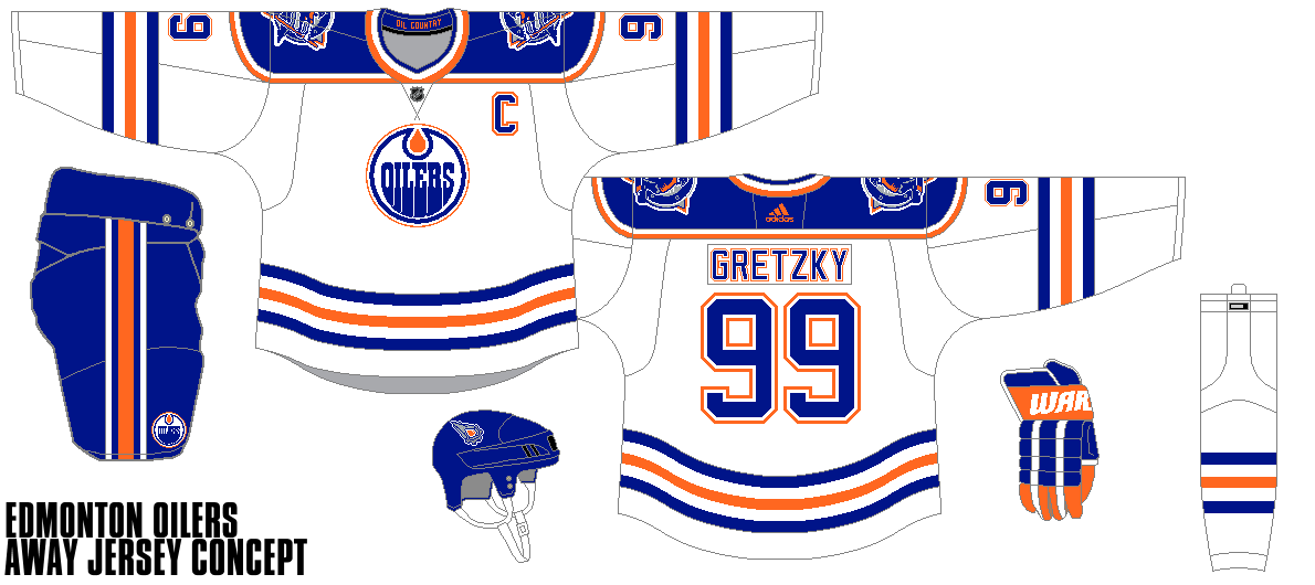 Edmonton Oilers alternate jersey concept
