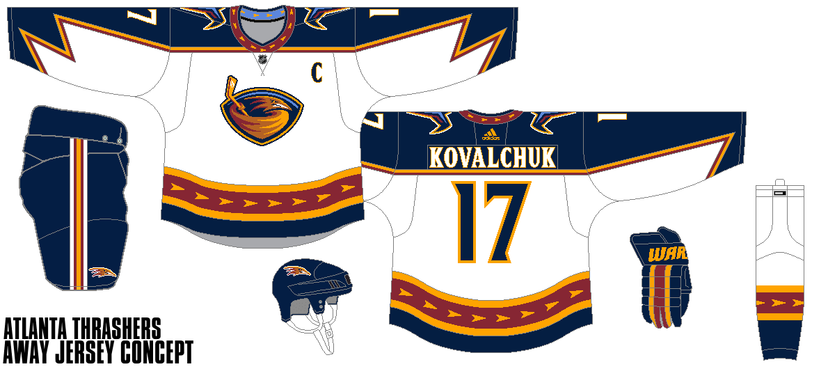 Atlanta thrashers top alternate jersey
