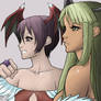 Daimida's Lilith and Morrigan