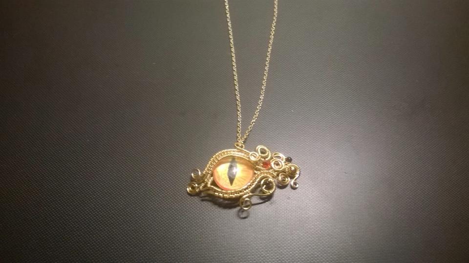 Golden Evil Eye - Pendant