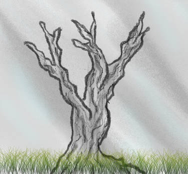 tree digital charcoal