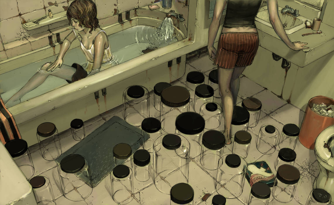 Муж смотрит в туалете. Человек в ванной арт. Ванная арт. Девушка в ванне арт.
