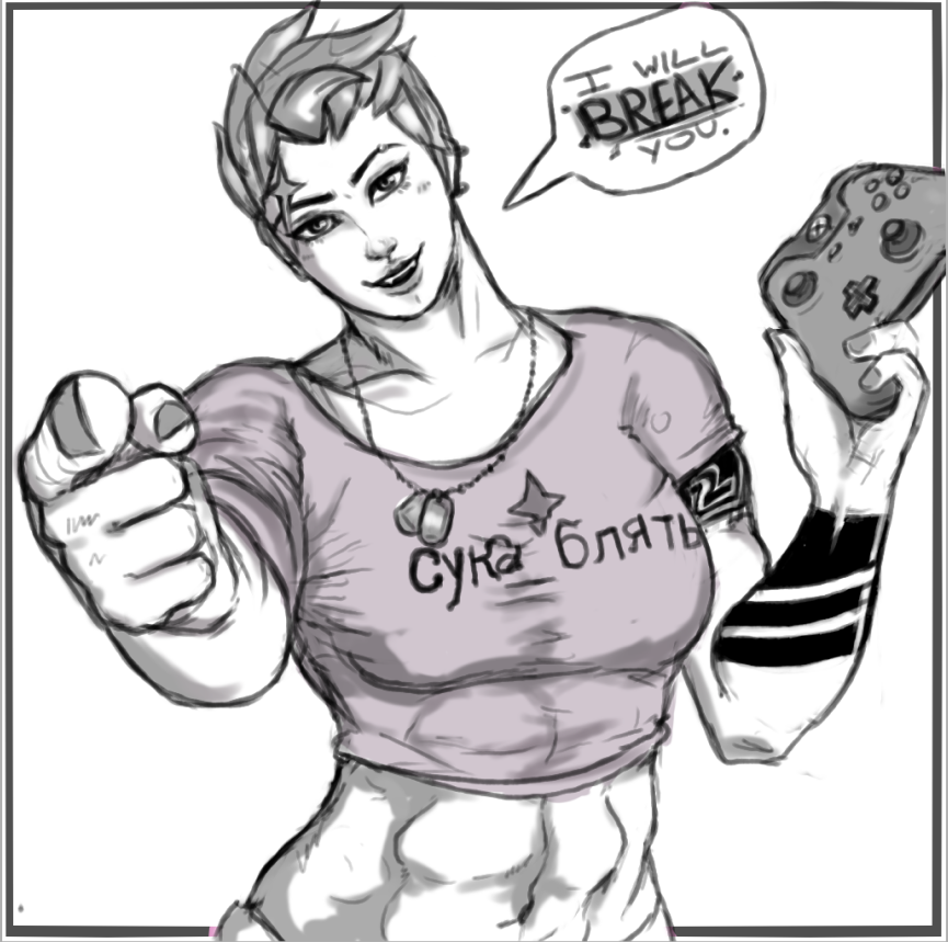 Gamer Zarya by RoyaleMay