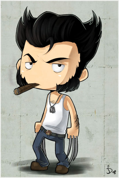 WOLVERINE Chibi by Quackamos
