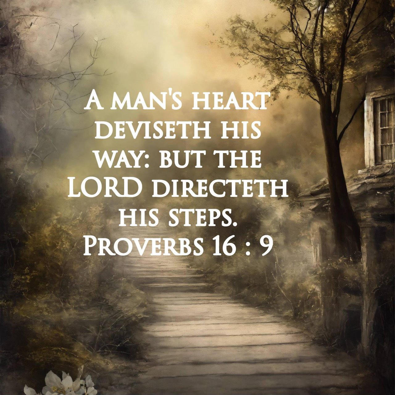 Proverbs 16:9 by BannedPreaching on DeviantArt