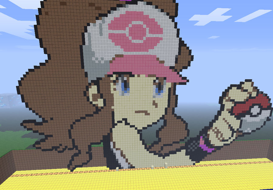 Hilda Minecraft Pixel Art