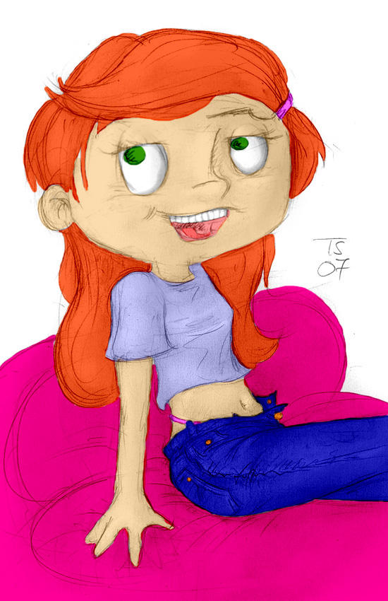 Riley Pencil By Tommysimms Now In Color by Rangerlou on DeviantArt