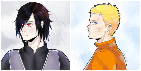 Naruto and Sasuke