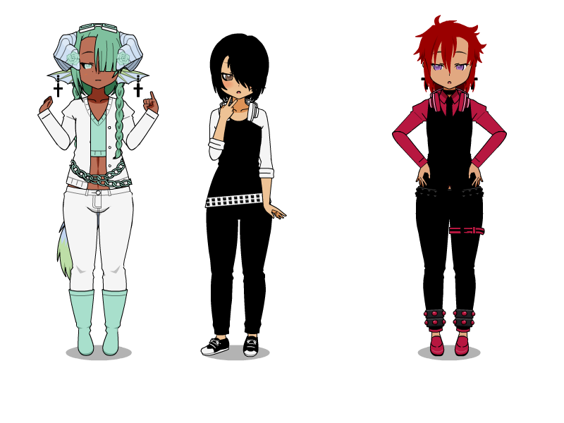 Genderbent girls by FluffyKisekaeKitten on DeviantArt