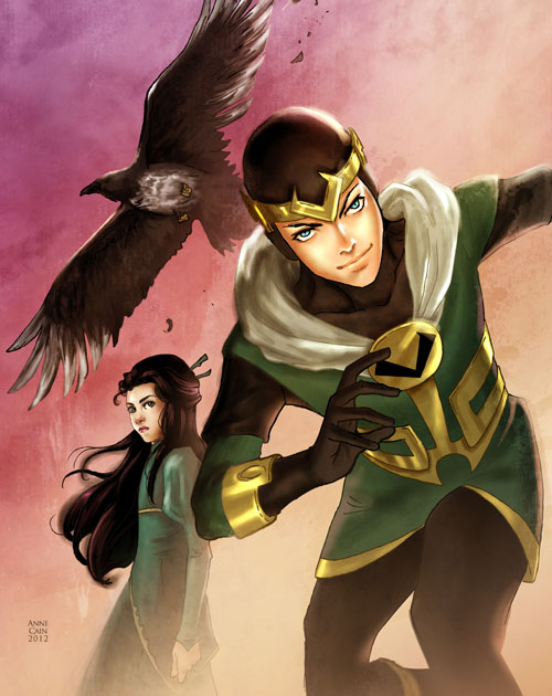 Kid Loki, Leah, and Ikol by annecain