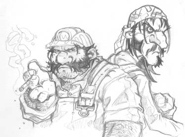 Different Wario and Waluigi