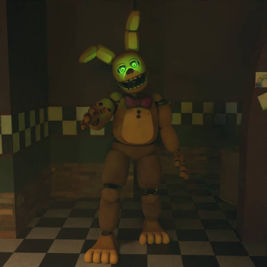 Springbonnie Render by LaceyPsychoKiller on DeviantArt