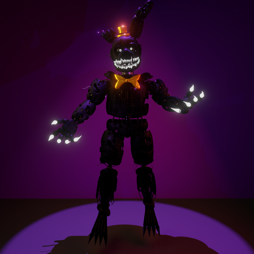 Shadow Nightmare Springtrap Release by LaceyPsychoKiller on DeviantArt