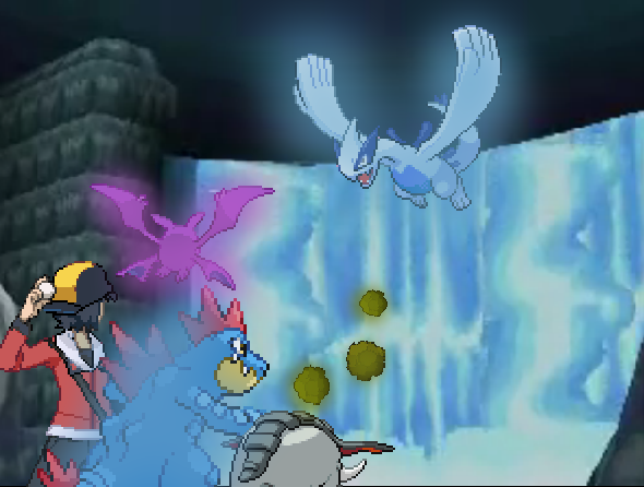 Pokemon Hgss Lugia Battle By Snivy101 On Deviantart