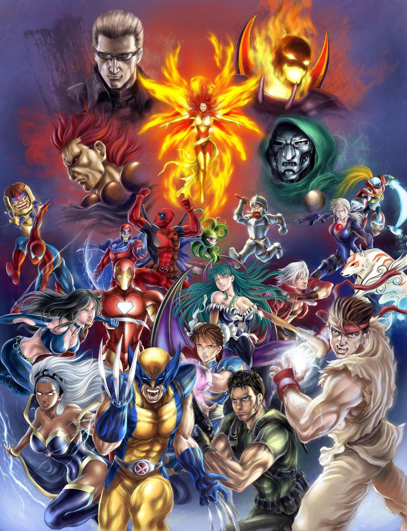 Marvel vs capcom 3 by SpaceWeaver on DeviantArt
