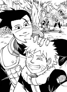 Iruka and Naruto