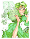 Green: Laying the Clover by GlyphBellchime