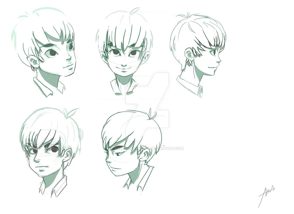 Character Design - head by armanlaxamana on DeviantArt