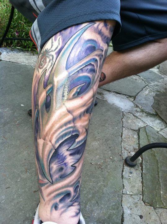 Side of Shin Tattoo