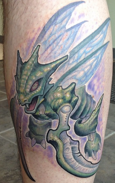 Scyther Pokemon Tattoo