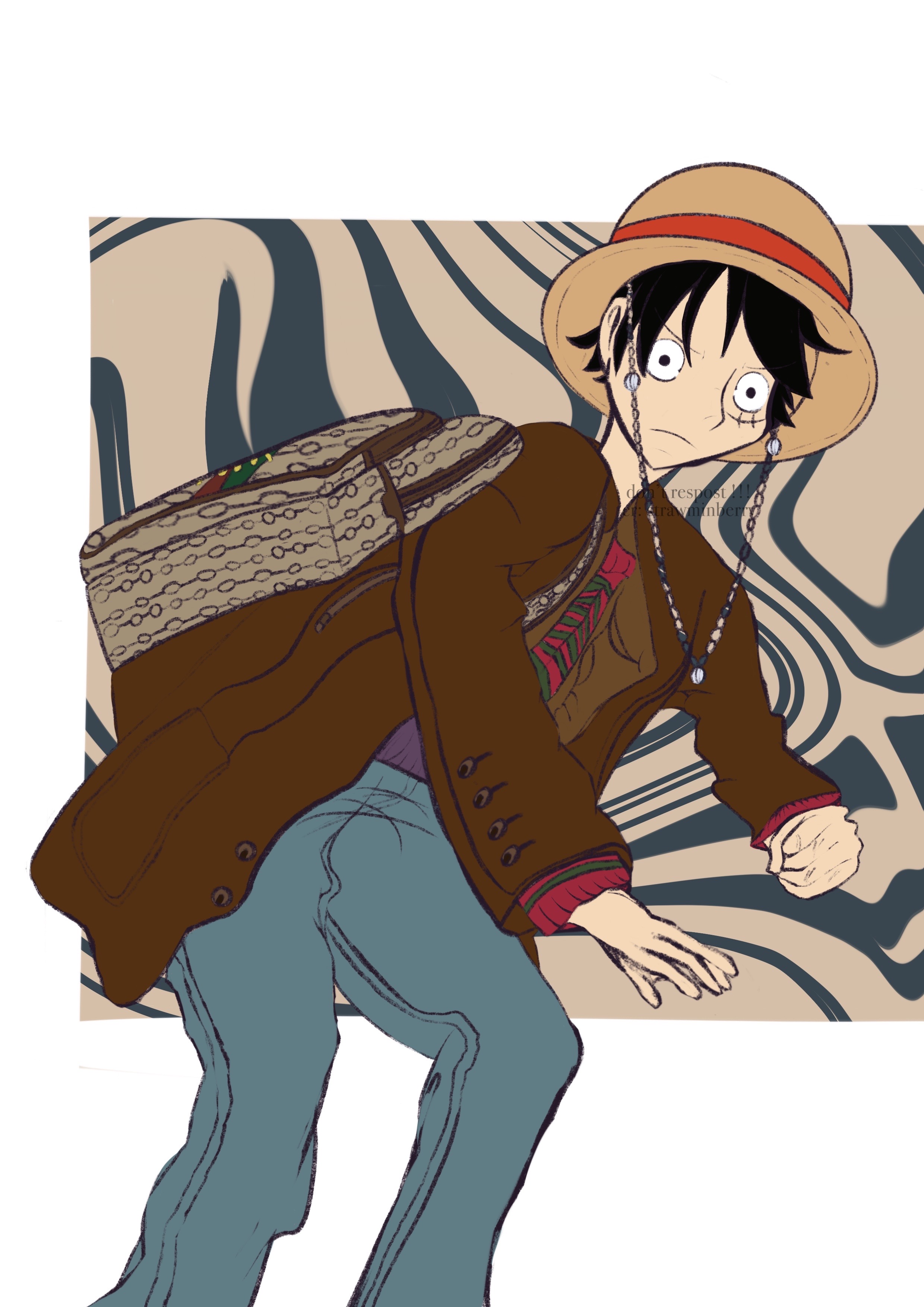 LUFFY X GUCCI !! by strawminberry on DeviantArt