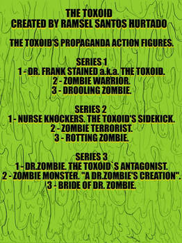 THE TOXOID'S PROPAGANDA ACTION FIGURES.